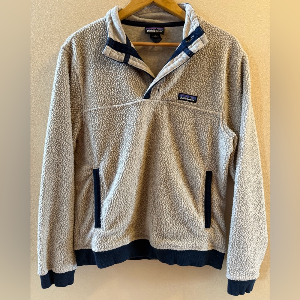 Patagonia Cream Sherpa Sweater